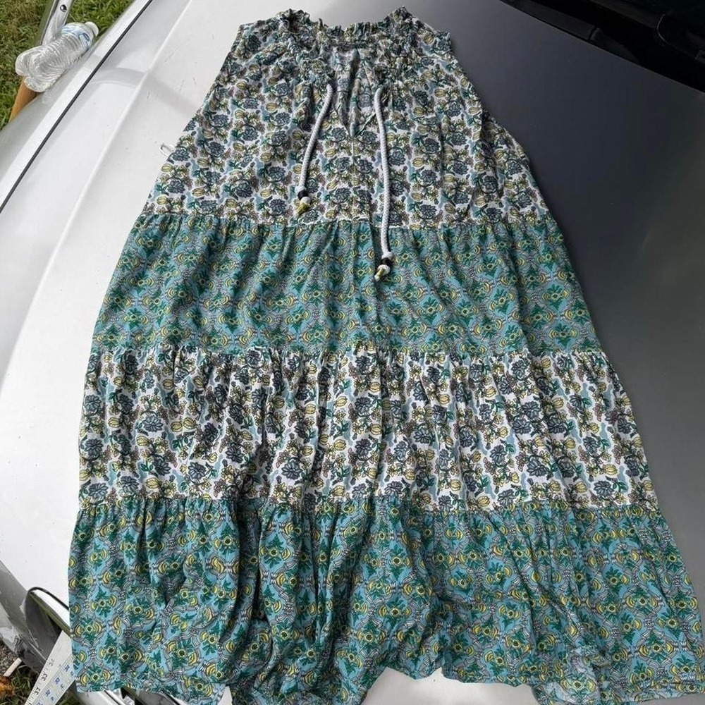 Chelsea & Theodore floral print cotton dress